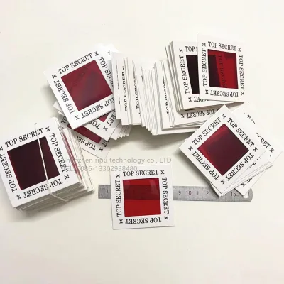 Resin Decoder Glasses (Life Size) for Reading Hidden Messages in Sweepstakes & Prize Giveaways-Red-White Frame