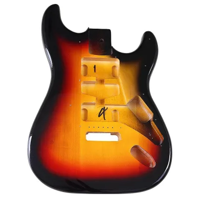Wholesale Poplar Wood Polished DIY Modifications Electric Guitar Body