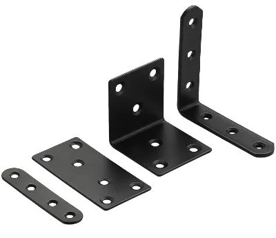Factory Supply Custom Metal Brackets L Bracket Flat Bracket U Shape Bracket for Furniture & Industrial & Construction Hardware