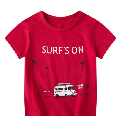 Toddler Summer Casual Cotton Short Sleeve Boy Girl One Piece Wholesale T-shirt Tops Baby Quality