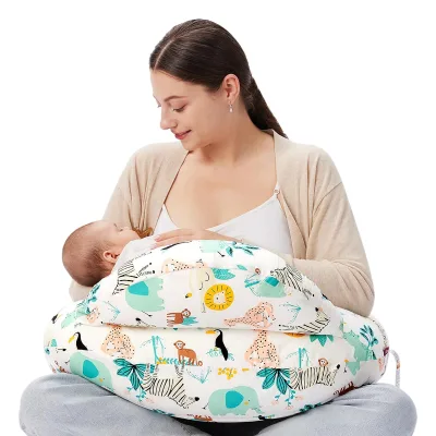 Multi-function Breastfeeding Pillows for More Support for Mom and Baby With Adjustable Waist Strap Nursing Pillow