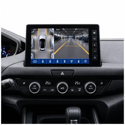 For Car for Civic Bsd Blind Spot Detection System Reverse Camera 24GHz 360 Bird View IP67 Waterproof AHD Night View