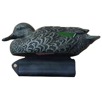 Hot Selling Decorative Resin Floating 11" Sarcelle Duck Decoy the Animal Bait Shooting Outdoor Hunting