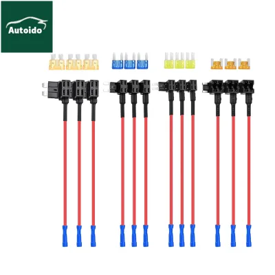 ATC Mini Micro2 Inline Fuse Holder Non Destructive Power Fuse Plug Socket for Automotive Auxiliary Circuit Monitoring Device