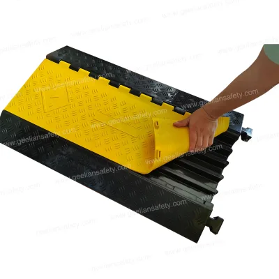 Heavy Duty Rubber Cable Protector Where Heavy Wheeled Traffic Used Trade Assurance