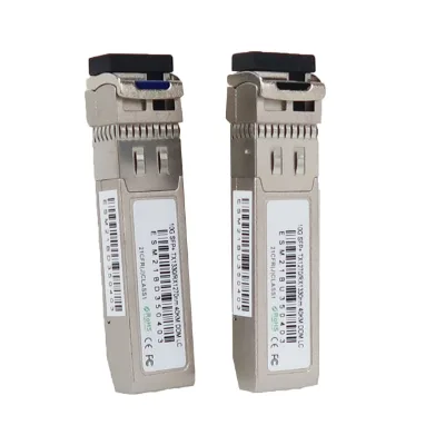 Transceiver Module with SC Connector for TCP Network 10GSFP+ 1330/1270 40KM DOM/DDM/DDMi LC Transceiver Fiber Optic Transceivers