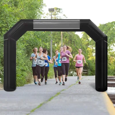 Factory Supply Advertising Inflatable Airtight Archway PVC Waterproof Outdoor Windproof Sun Resistant Race Events Arch Electric