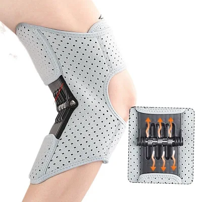 Joint Support Knee Pads Breathable Non-slip Lift Knee Pads Care Powerful Rebound Spring Force Booster Loaded Knees Brace