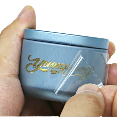 Custom Design Logo Gold UV DTF Transfer Metal Waterproof Label Sticker Wholesale Brand Logo Alphabet Self-Adhesive Sticker