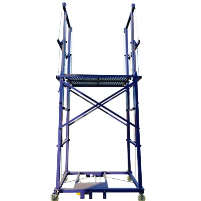 2023 Foldable Small Electric Scaffolding Hoist 500kg Electric Lifting Ladder & Scaffolding 2-6 m Electric Lifting Scaffolding