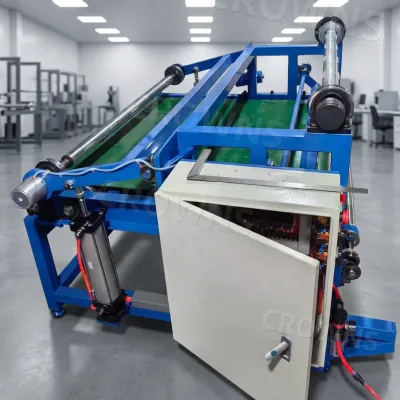 Automatic Edge Guide Take-Up Reel Machine for Silicone Sheet After Calender - Reduce Winding Misalignment
