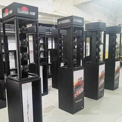 Iron Rotating Display Rack Car Window Solar Film Test Showcase Display Case