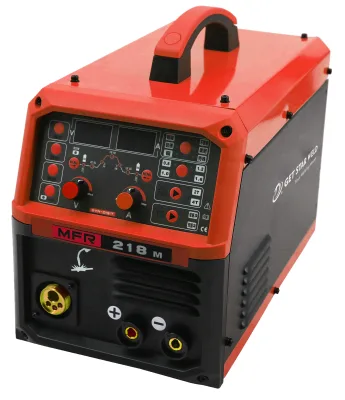 Get Star Weld MFR 218 Pulse Stainless Steel Non-splash Aluminium Mini Lightweight Type Mig Welding Machine with Mig Torch