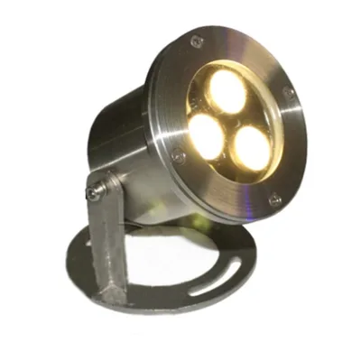 CE RoHs Yuefa 3W Garden Outdoor Waterproof IP68 2700K 6500K 12V RGB 304 Stainless Steel Fountain Swimming Pool Led Light