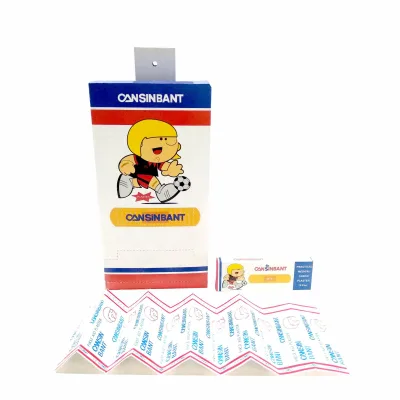 Hot Cross-border Foreign Trade 72X19mm Flat Cloth Perforated Adult Children Band-aid Wound Patch 10/30 Small Home Daily Use BHN