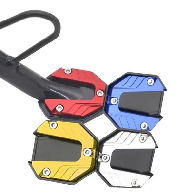 Universal CNC Motorcycle Kickstand Foot Side Stand Extender Plate Pad