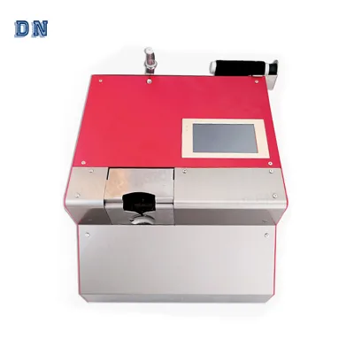 DN-K003 Auto Button Shank Buckle Machine Hot Melt Elastic Thread Knotting Machine Button Coiling Winding Sewing Machine