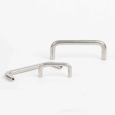 304 Stainless Steel U-Shaped Handle Hardware Door and Cabinet Wardrobe Drawer Handle with Carton Packing