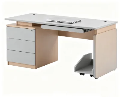 Hot Selling MFC Office Comfortable Wooden Table Staff Home Office School Computer Cheap Desk