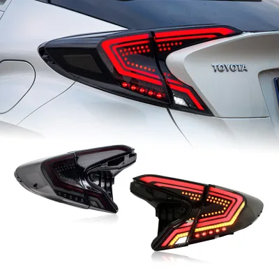 HCMOTIONZ Manufacturer Rear Lamp 2018-2020 Dynamic Signa OEM Replace Assembly LED Taillight Smoke for Toyota C-HR