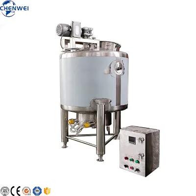 Pasteurization Tank for Juices Double Jacket Pasteurization Tank