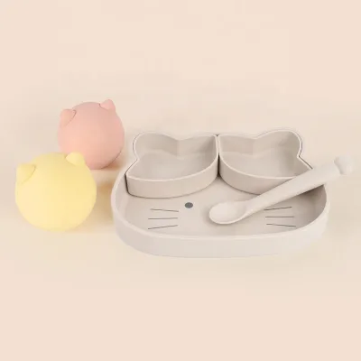 Factory Direct Children's Plate Food Grade Non-toxic Strict Test EU Standard Plate Set