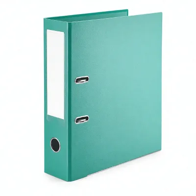 Custom A4 PP Lever Arch File Folder 75mm Large Capacity Office Document Binder Spine Label Finger Ring OEM ODM Wholesale Factory