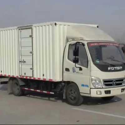 Foton AUMarks Futian Light Truck 108hp Diesel Manual Van New 6-Wheel 1-5Ton Capacity Right Fast Yuchai Exported with Rear Camera