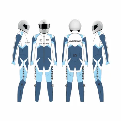 Slidestar Custom OEM Service Heat-Transfer Printed Motocross Karting Suit 240g % Polyester Breathable Waterproof Racing