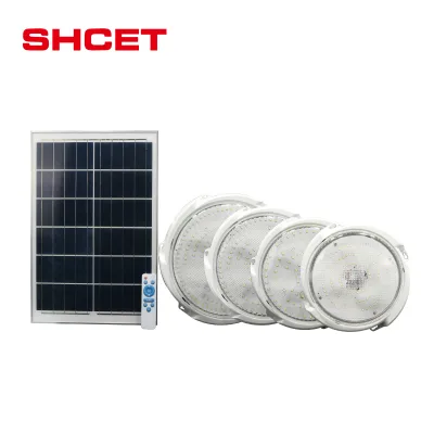 300W LED Solar Flood Light 40W 60W 100W 200W LED Solar Ceiling Light ABS Solar Ceiling Light with Remote Control