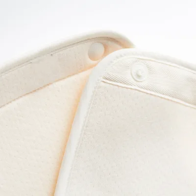 100% Organic Cotton Teething Pads Baby Bib OEKO-TEX Certified
