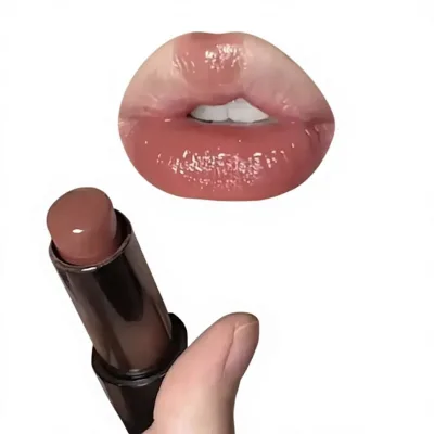Waterproof Lipstick Red Brown Moisturizing Cream Mirror Lip Gloss Natural Long-Lasting Makeup Plastic 3.5g