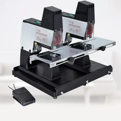 WD-105G Hot Sale Electric Desktop Stapler Double Saddle Metal Construction for Saddle Stitching