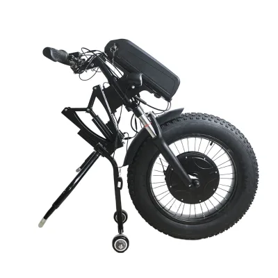 40kmh Speed 20inch 48v 1200w Motor Electric Handcycle Wheelchair Attachment for Manual Wheelchair