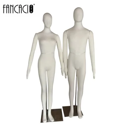 Soft Mannequin Full Body Window Display Mannequin With Abstract Head