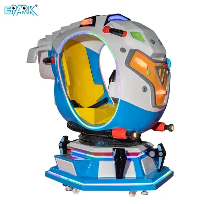 Interstellar Spaceship Kiddie Ride with Interactive Screen Commercial Entertainment Equipment for Indoor Playground
