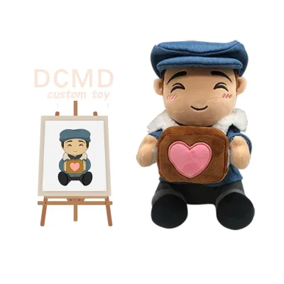 CPC Custom Made Pluh Toys 3D Face Plush Idol Doll Custom Plush Doll Stuffed Toys 20cm Plush Star Doll Plush Toy