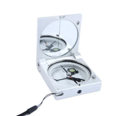 Pocket Compass Harbin Manufacturer DQL-2A Metal Aluminium Orienteering Compass for Outdoor Camping Hiking Geologist
