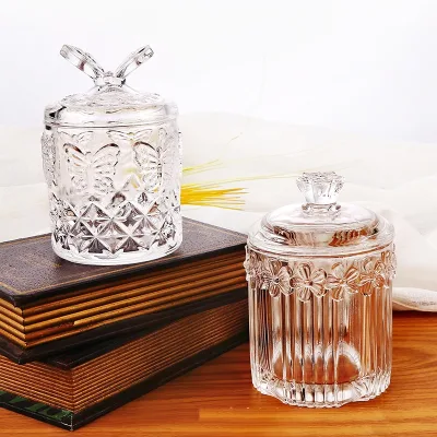 European Relief Borosilicate Glass Storage Tank with Strong Sealing & Freshness Preservation for Food & Travel Use