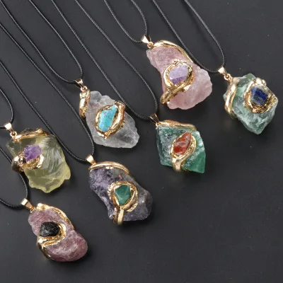 GEM New Arrivals Spiritual Products Crystal Jewelry Crystal Natural Stone Necklace