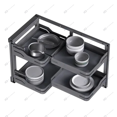 Wire Basket Stainless Steel Dish Rack Dish Drying Rack Kitchen Storage Racks Pull Out Drawer Basket