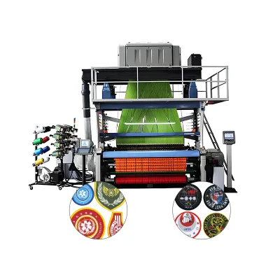 Garment Fashion Printer Damask Jacquard Heater Price Small Sack Logo Label Computerized Clothing and Woven Logo Label Machine