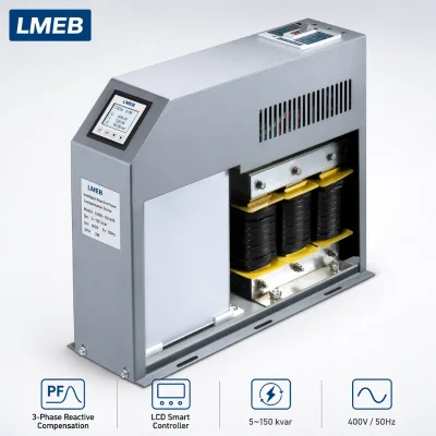 China Factory Supply Intelligent 3 Phase Kvar Power Capacitor for Reactive Power Compensation Power Distribution Equipment
