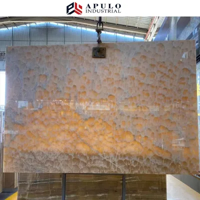 Onyx Slabs Polished Tiger Onyx Luxurious Good for Wall Jade Stone Modern Price Marmor Jade Marmol Onix Marble