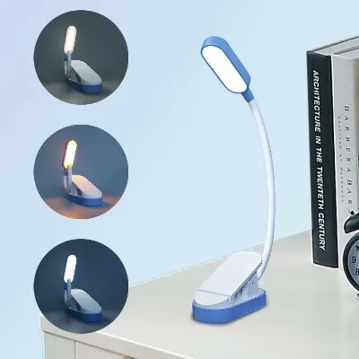 Evermore Rechargeable Eye Protection Small Book Light 3 Color Temperature 3 Brightness Reading Lights