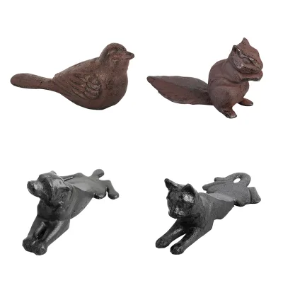 Esschert Design Cast Iron Animal Bird Squirrel Dog Cat Door Stop Stopper DOOR WEDGES