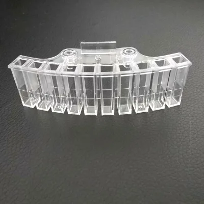 10 Holes Disposable Polystyrene Cuvette for Kehua Khb Analyzer ZY 310 OEM EO Sterile Transparent