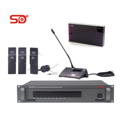 SINGDEN SI-R8406 Portable Translation Device IR Simultaneous Interpertation Multi Languages Conference System