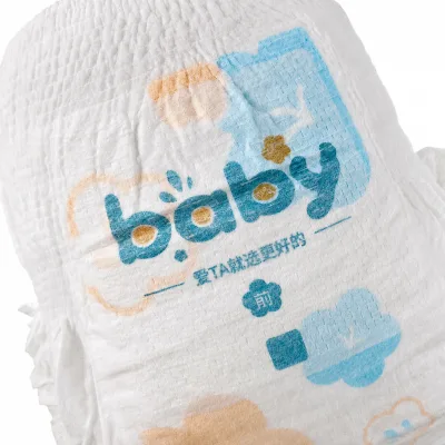 Verybabe Babi Dyper Disposable Cotton Baby Diaper Pants with Printed Design and Soft Breathable Absorption