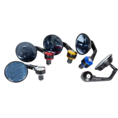 New Hot Sale Universal Plastic CNC Handlebar End Bar End Retro Side Mirror Adjustable Front Motorcycle View Mirror